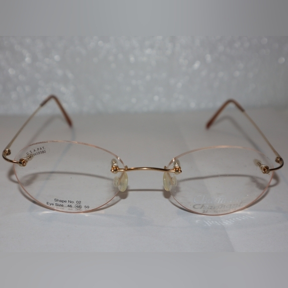 Charmant Vintage Rimless Frames Glasses titanium - Picture 10 of 15